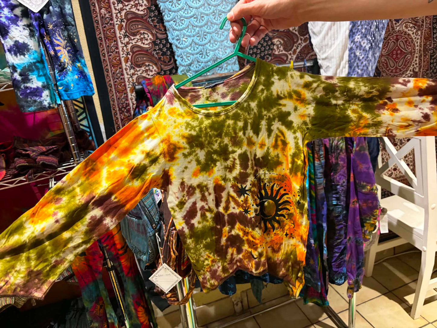 Gringo Long Sleeve - Tie-Dye Astrology