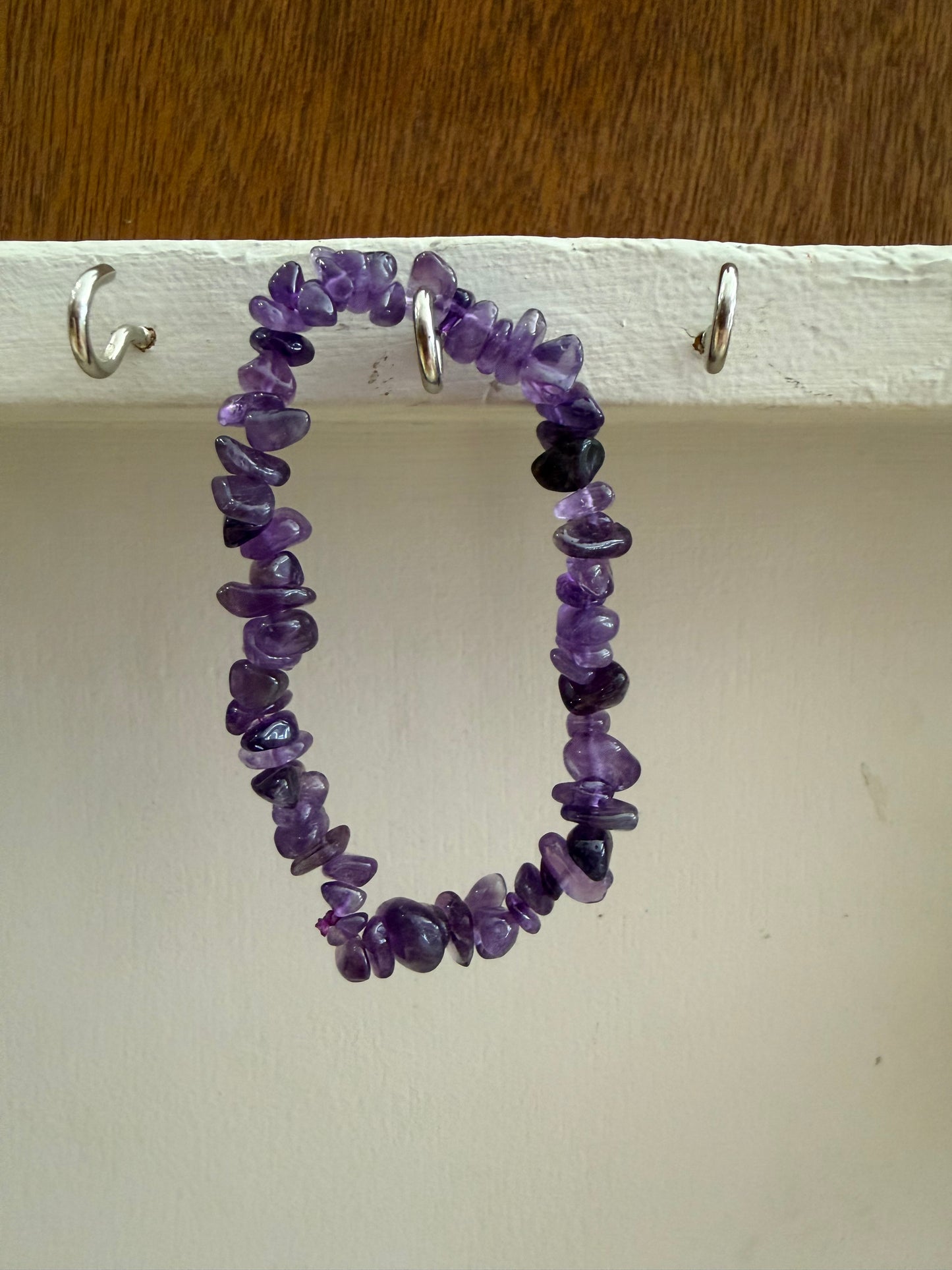 Amethyst Chip Bracelet