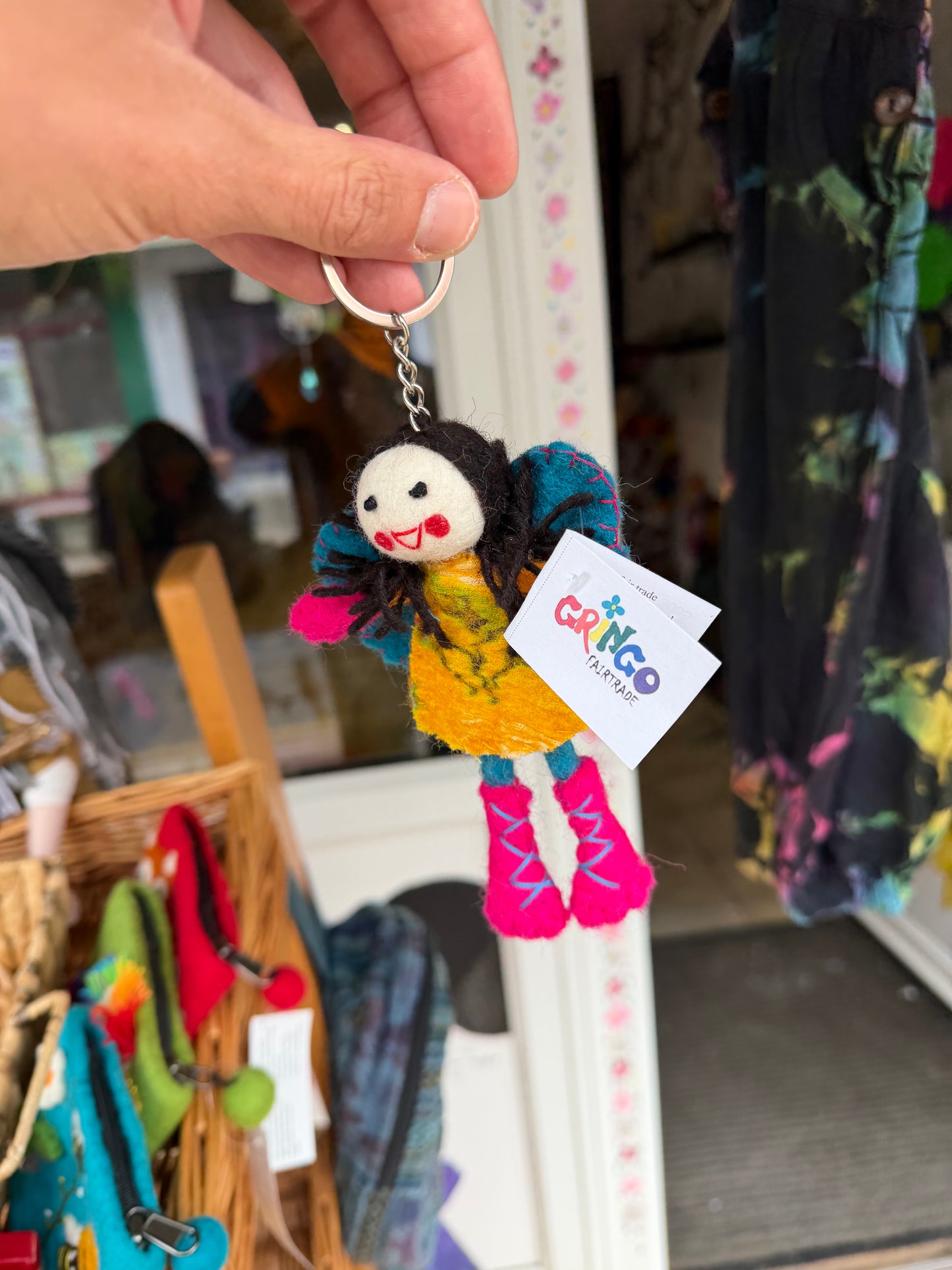 Gringo Felt Keyring