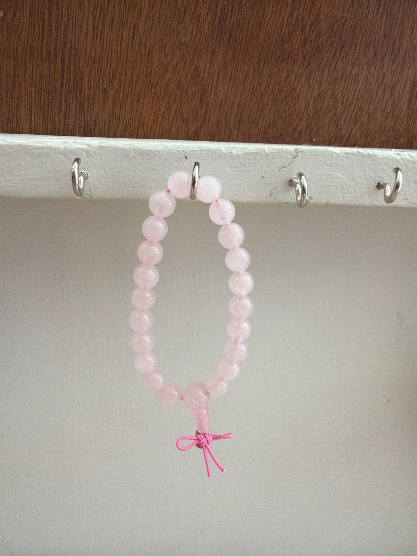 Rose Quartz Bead Bracelet