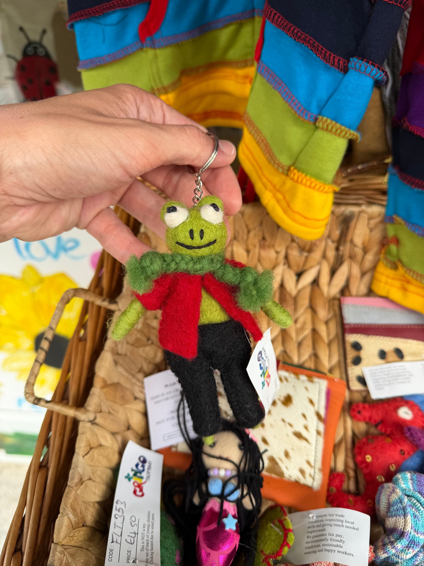 Gringo Felt Keyring