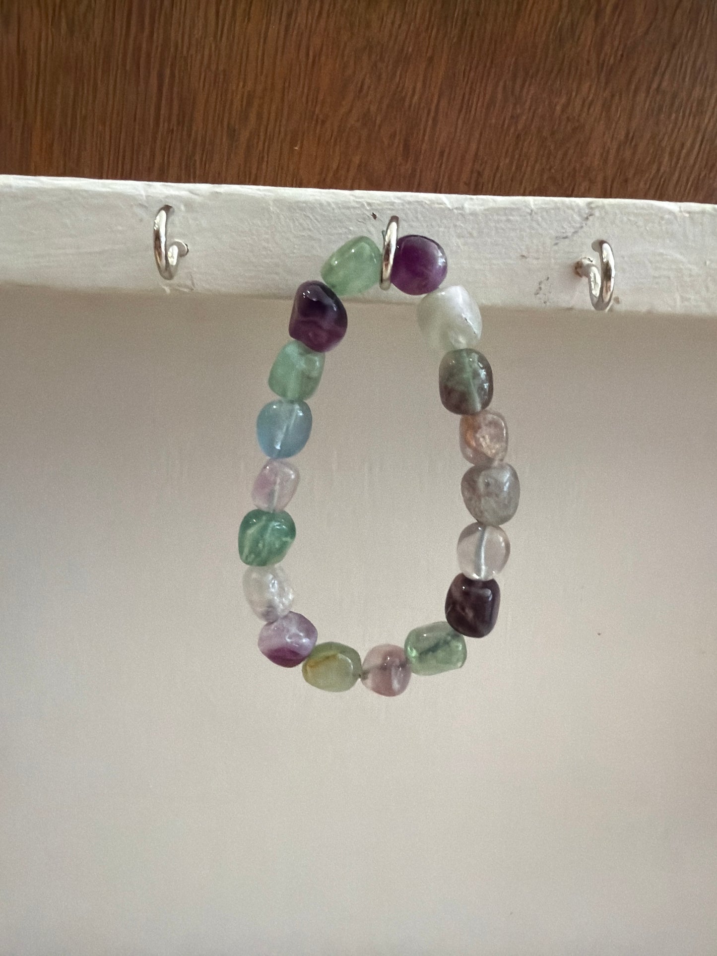 Fluorite Bead Bracelet