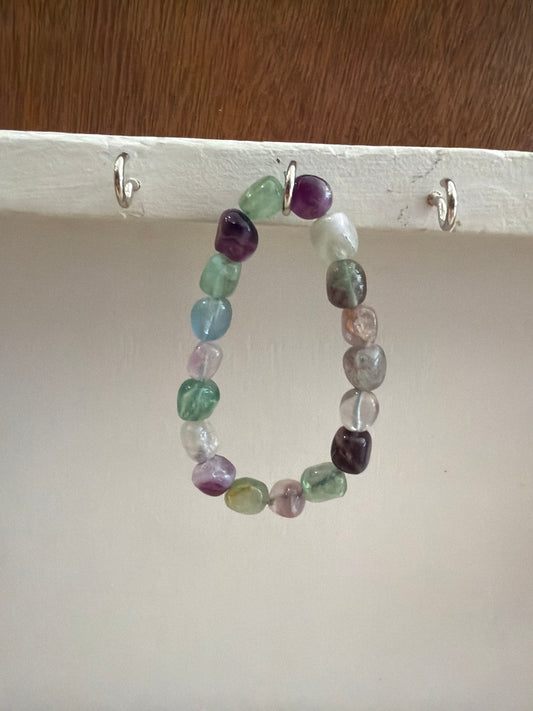 Fluorite Bead Bracelet