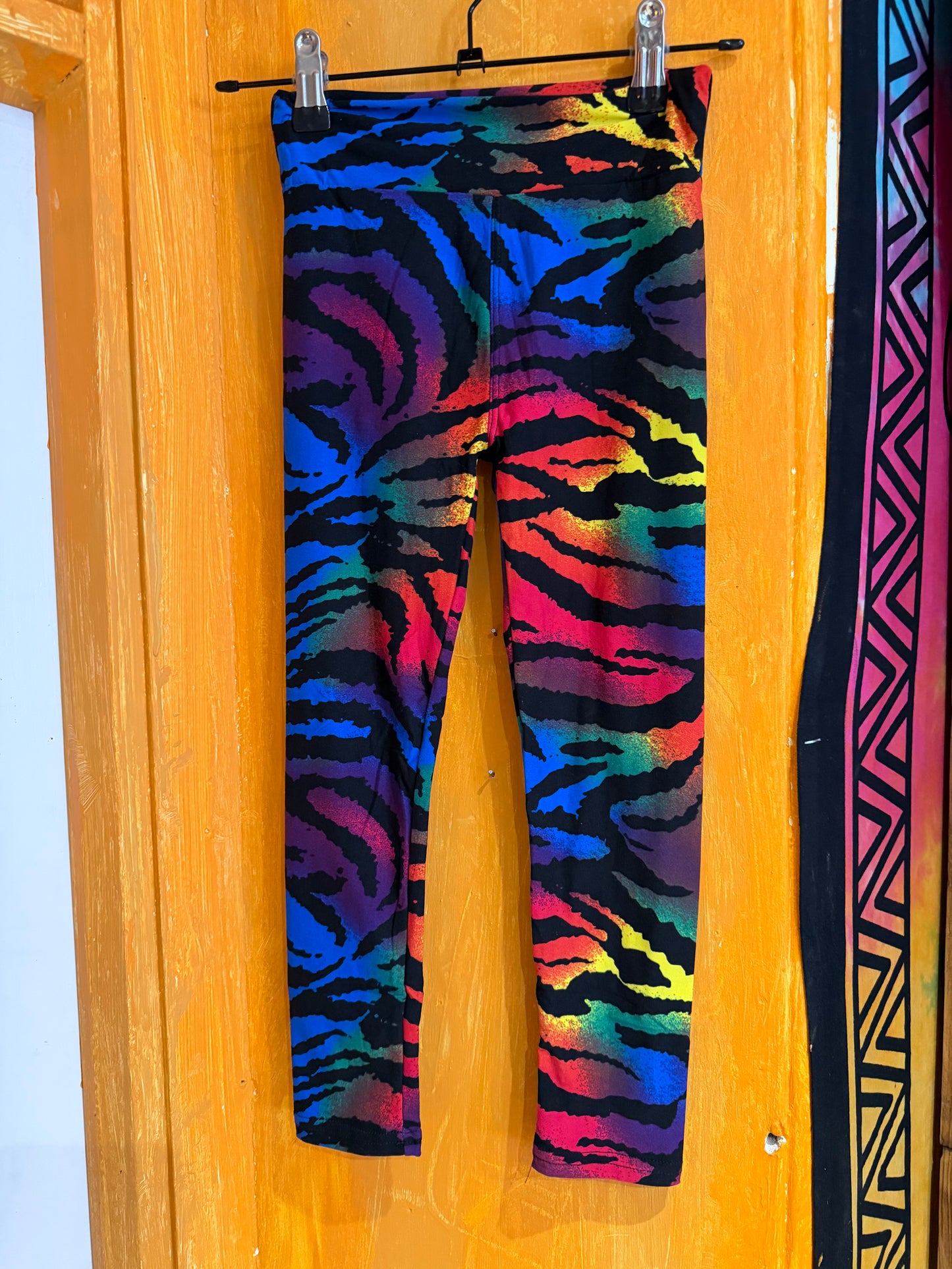 Rainbow Tiger Stripe Leggings