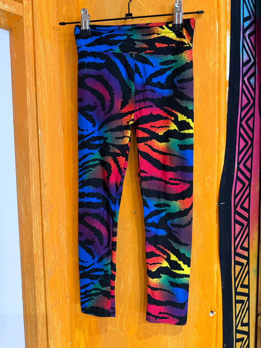 Rainbow Tiger Stripe Leggings