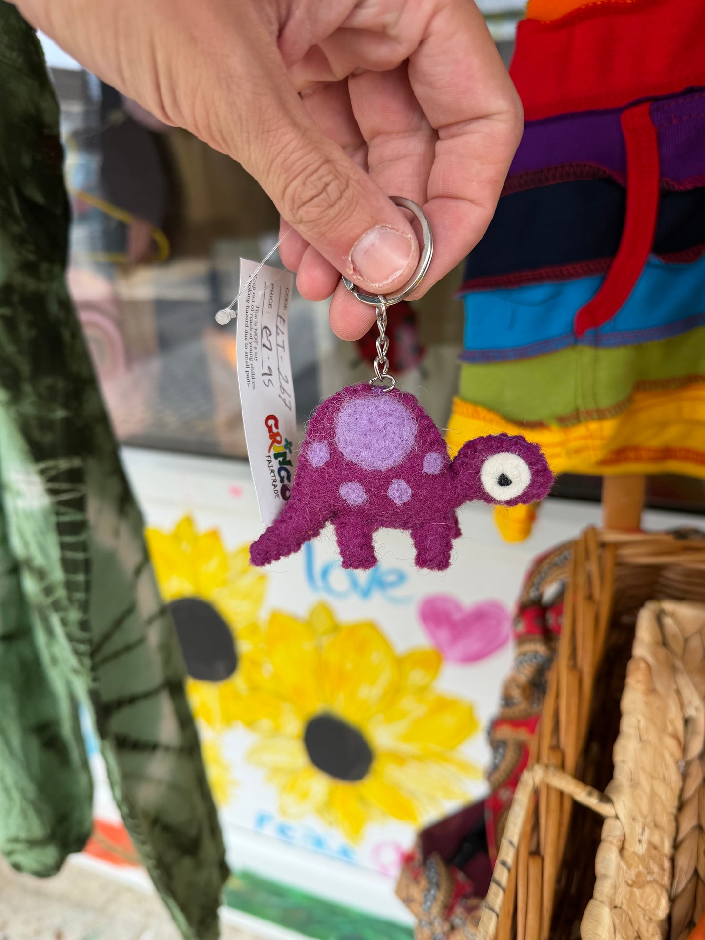 Gringo Felt Keyring
