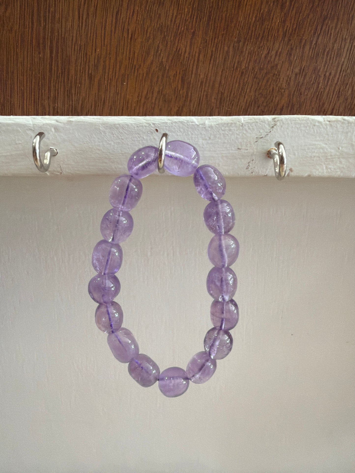 Amethyst Bead Bracelet