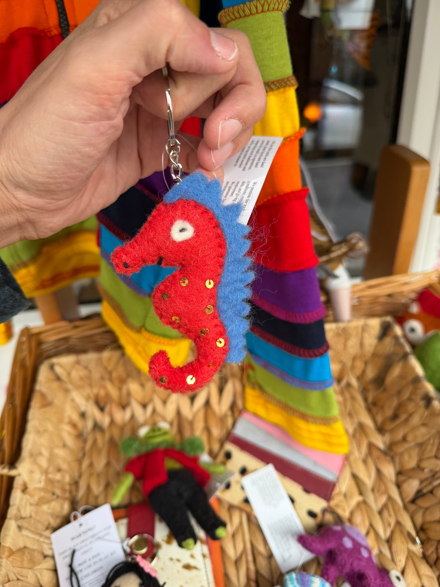Gringo Felt Keyring