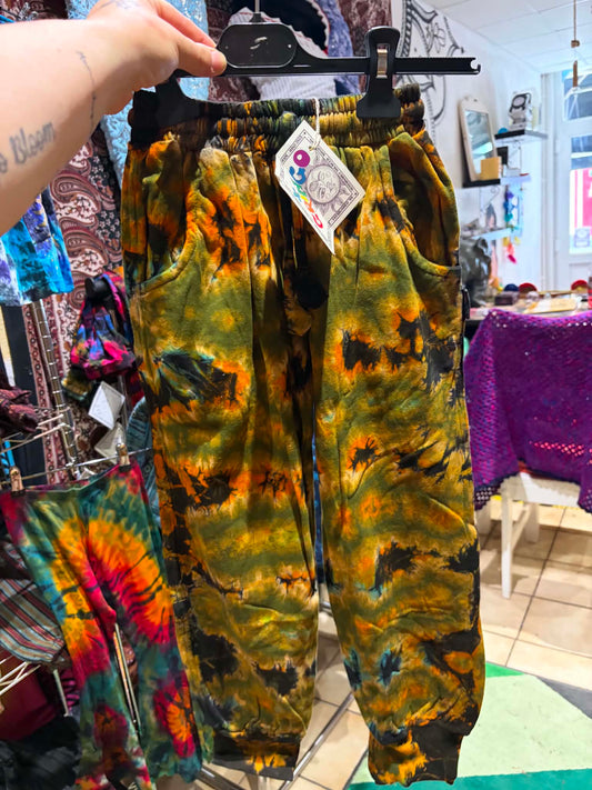 Gringo Trousers - Green Acid Tie-Dye