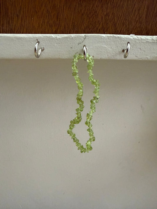Peridot Chip Bracelet