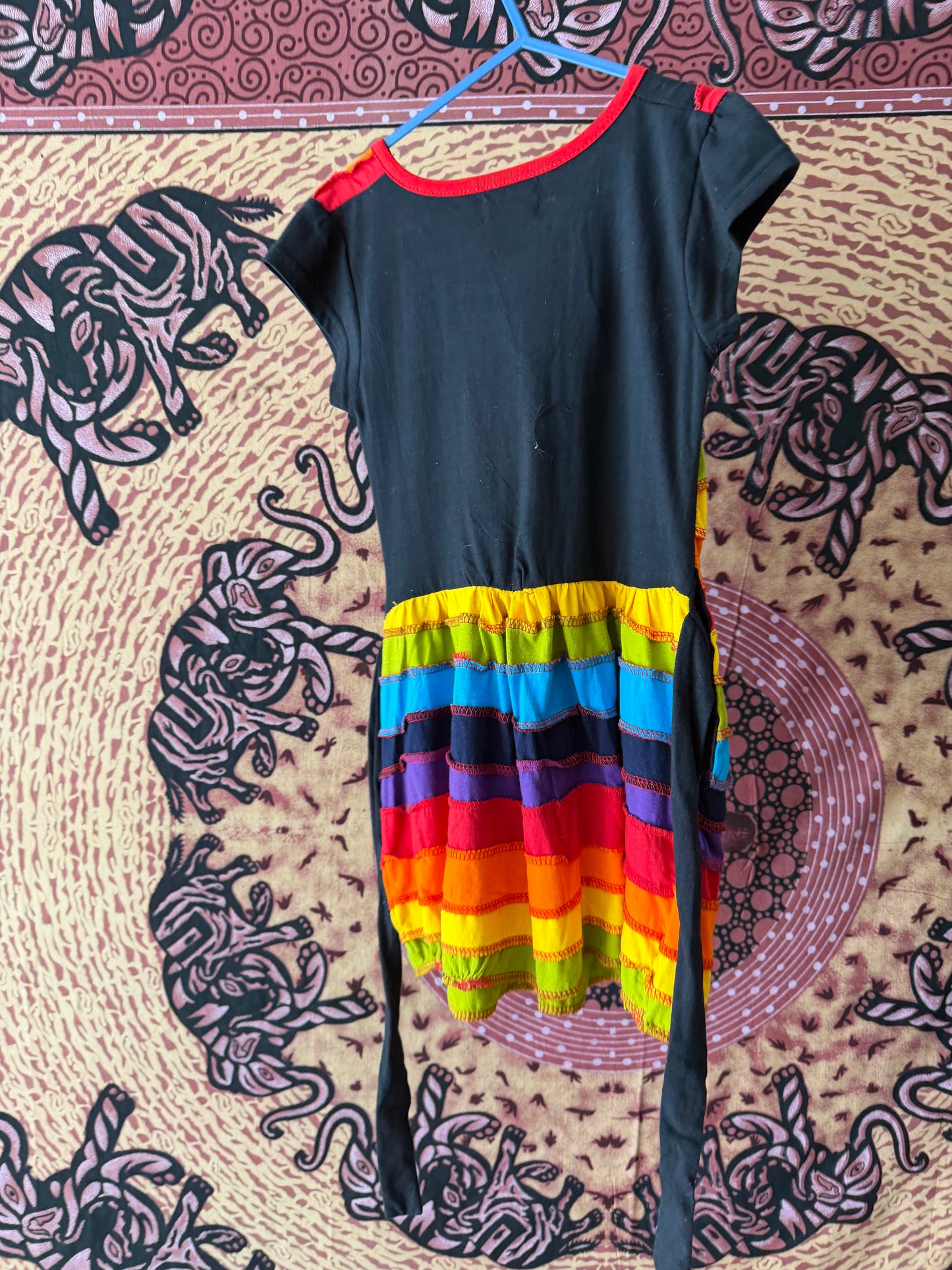 Gheri Rainbow Dress - Black Back